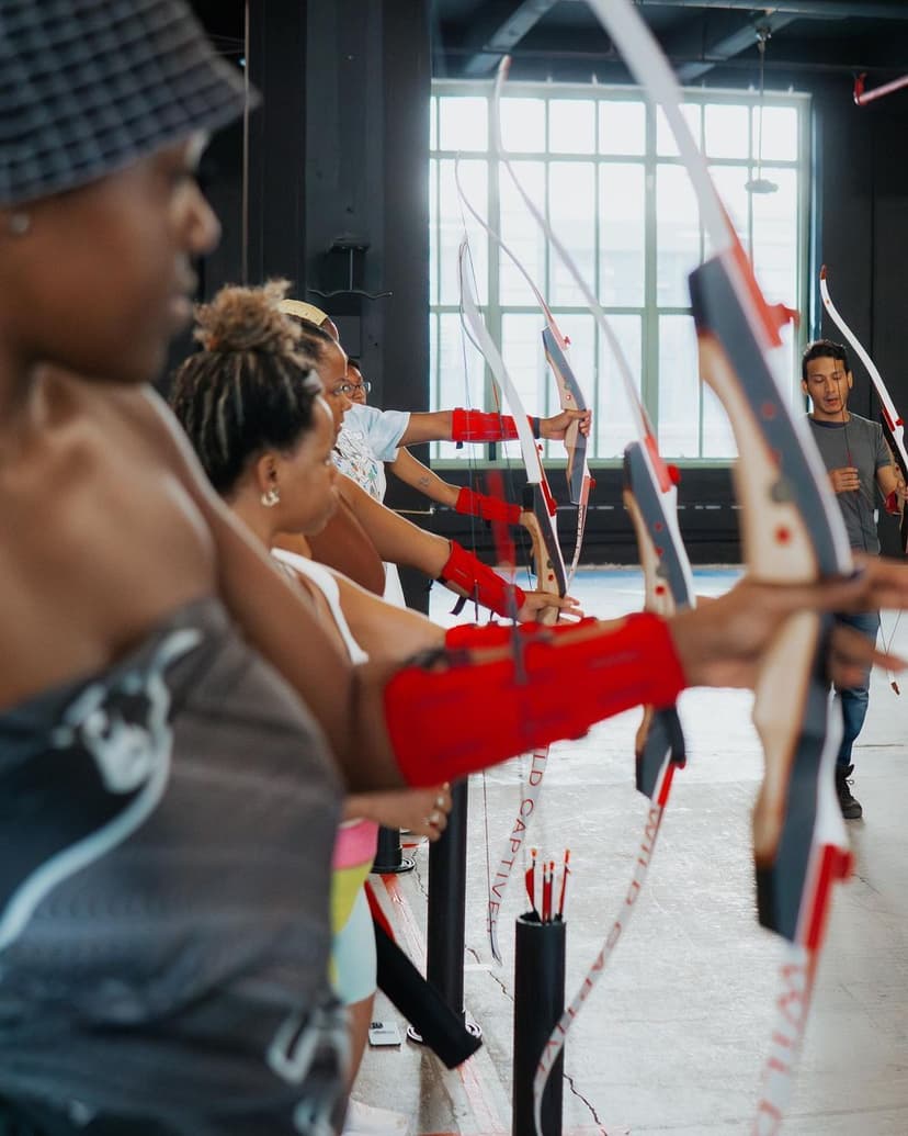 INTRO TO ARCHERY. JULY 2023 / PHOTO BY @SOUAD.JPG